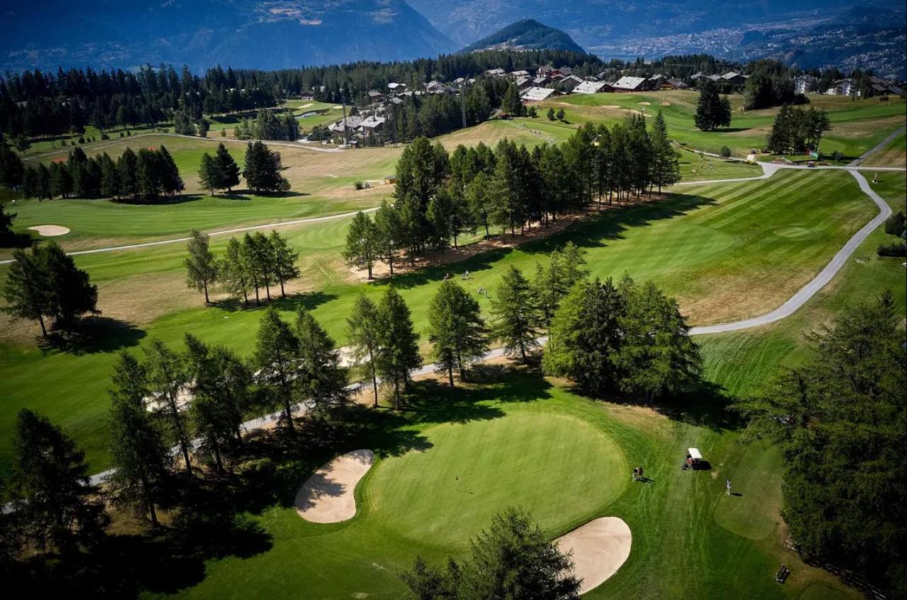 Apartament Au Bon Coeur L Golf 5Min L Vue L 4 Pers Crans-Montana Zewnętrze zdjęcie