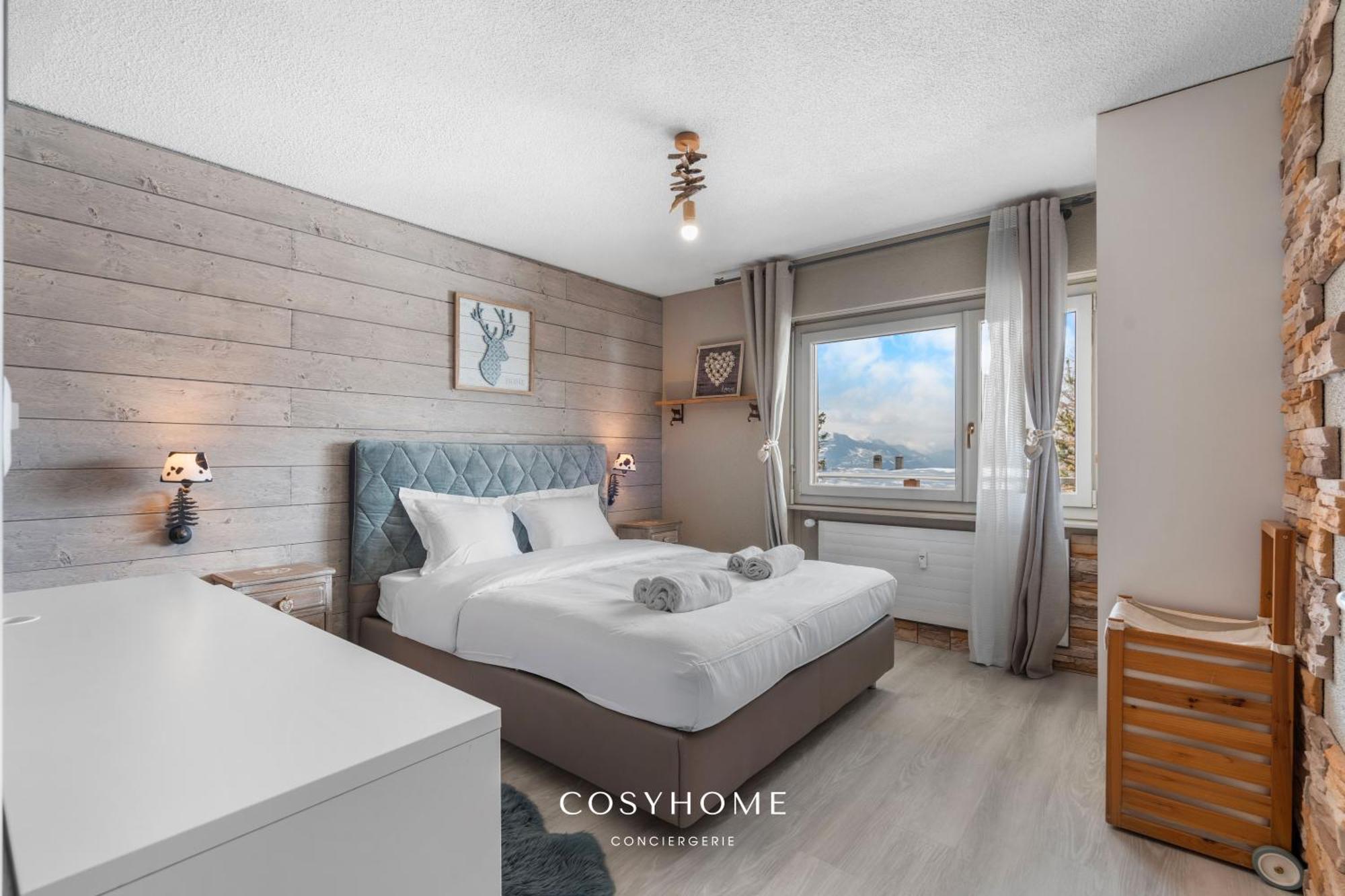 Apartament Au Bon Coeur L Golf 5Min L Vue L 4 Pers Crans-Montana Zewnętrze zdjęcie